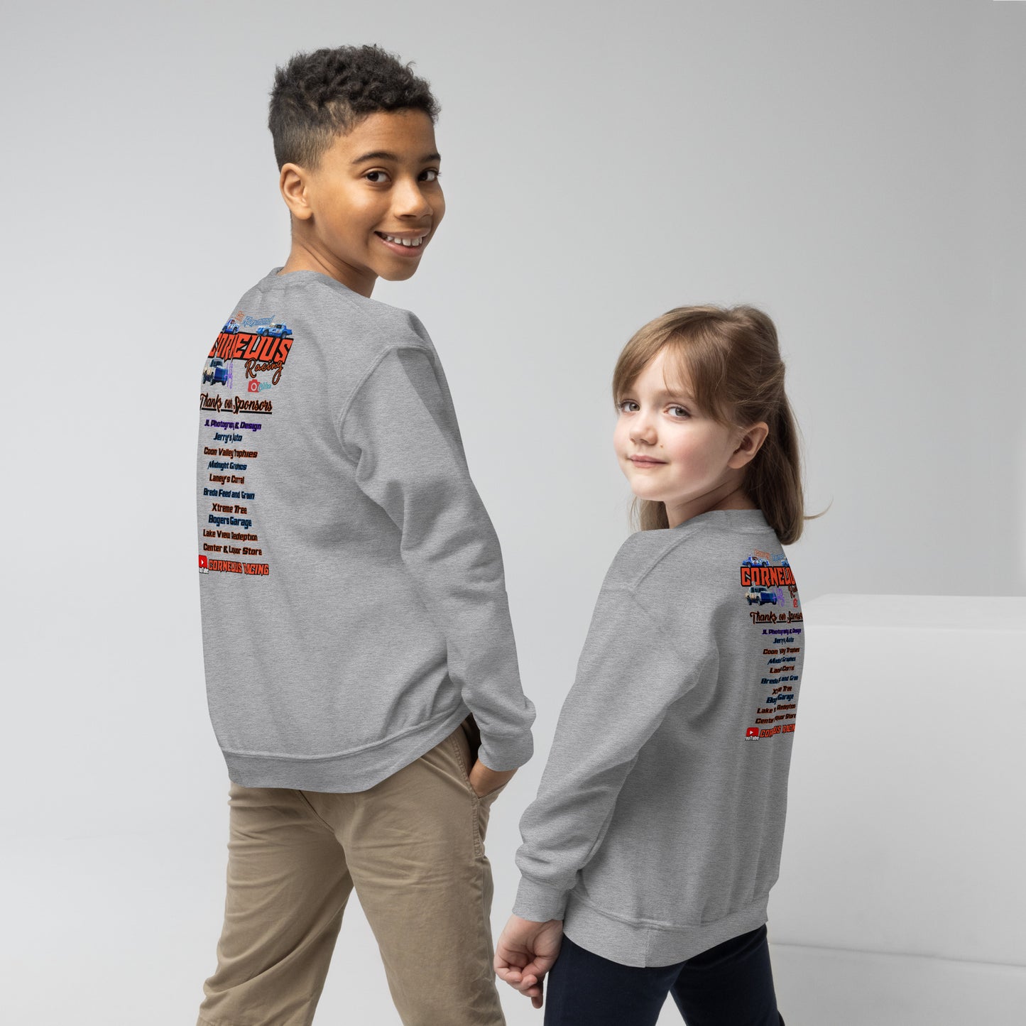 Cornelius Racing Youth crewneck sweatshirt
