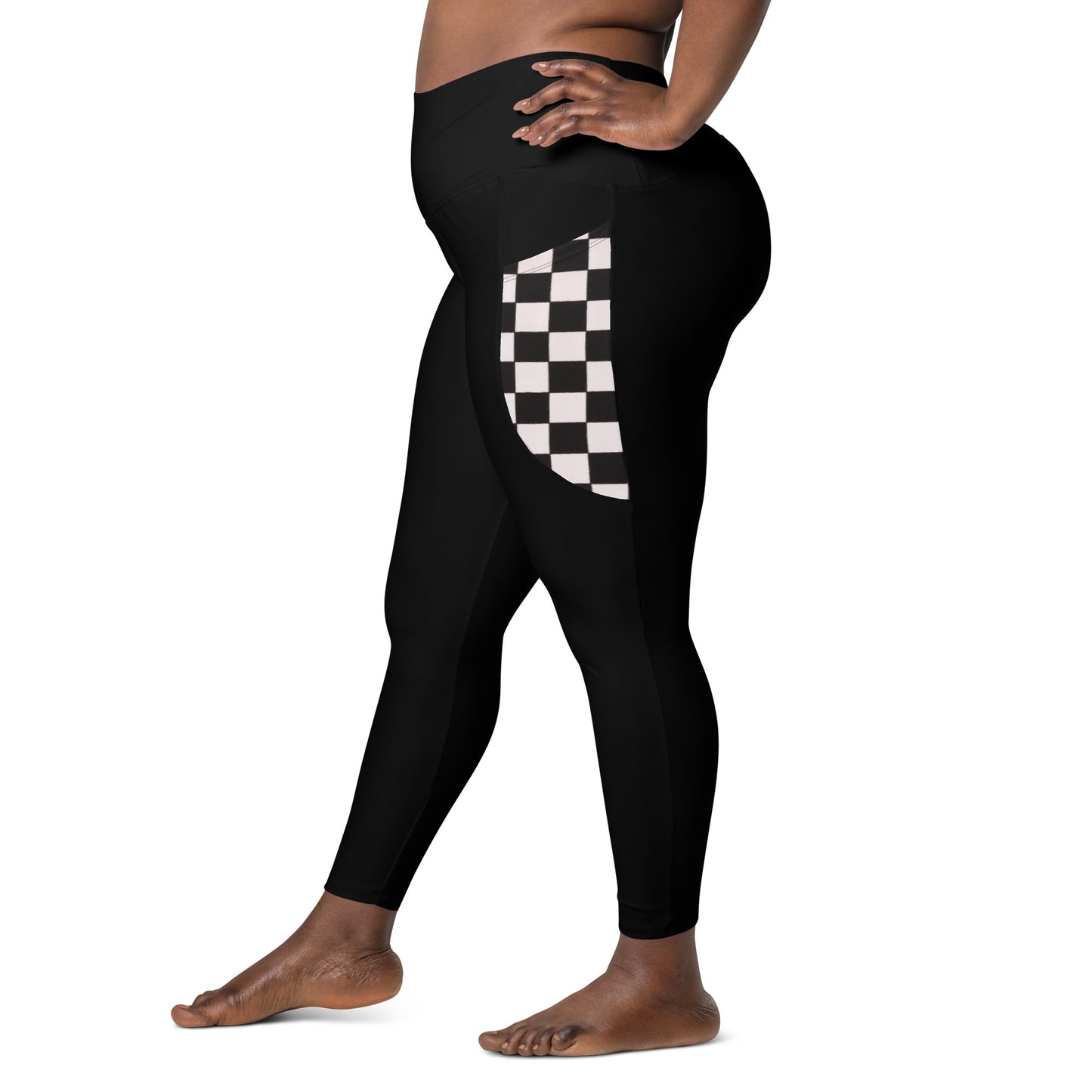 Leggings with Checkered pockets