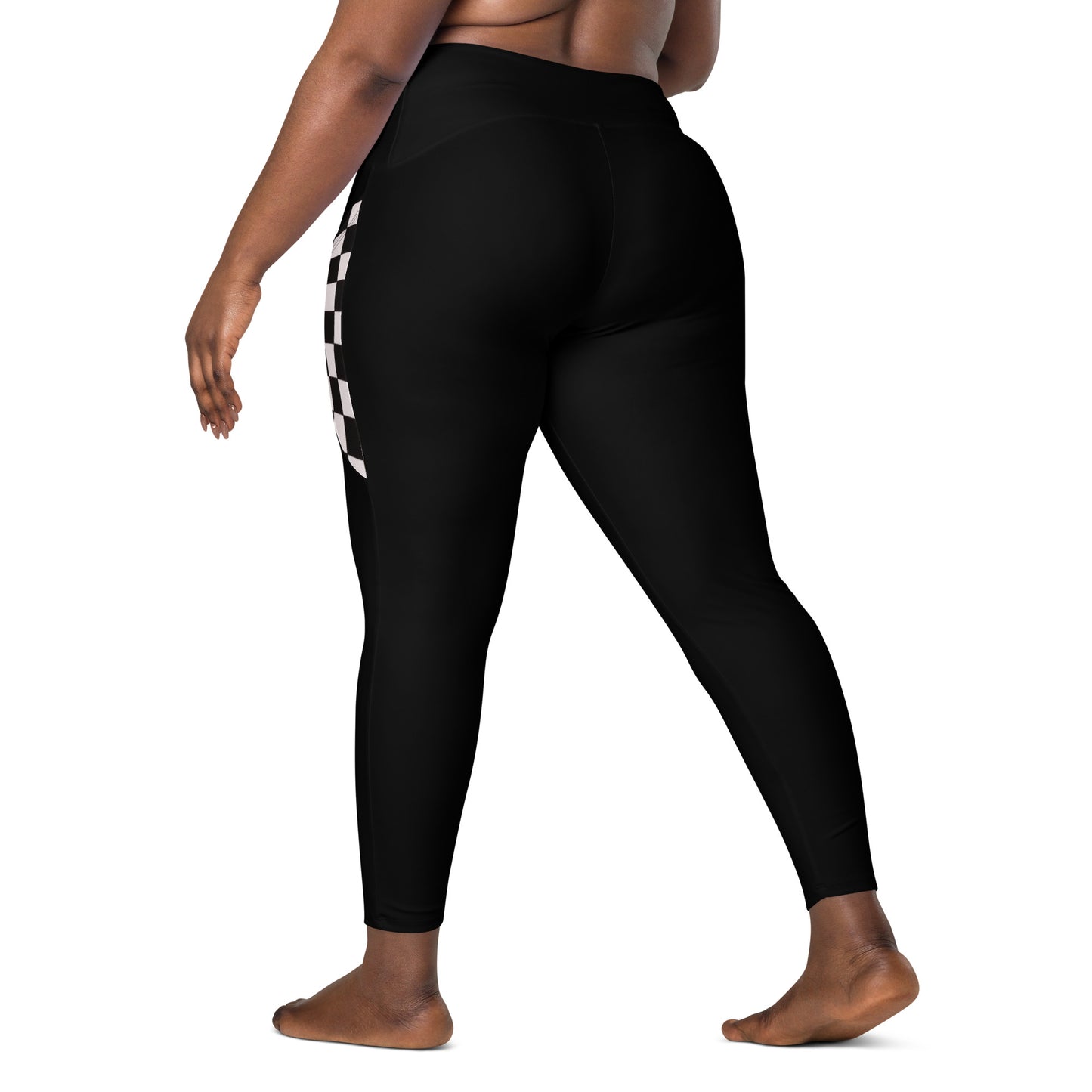 Leggings with Checkered pockets