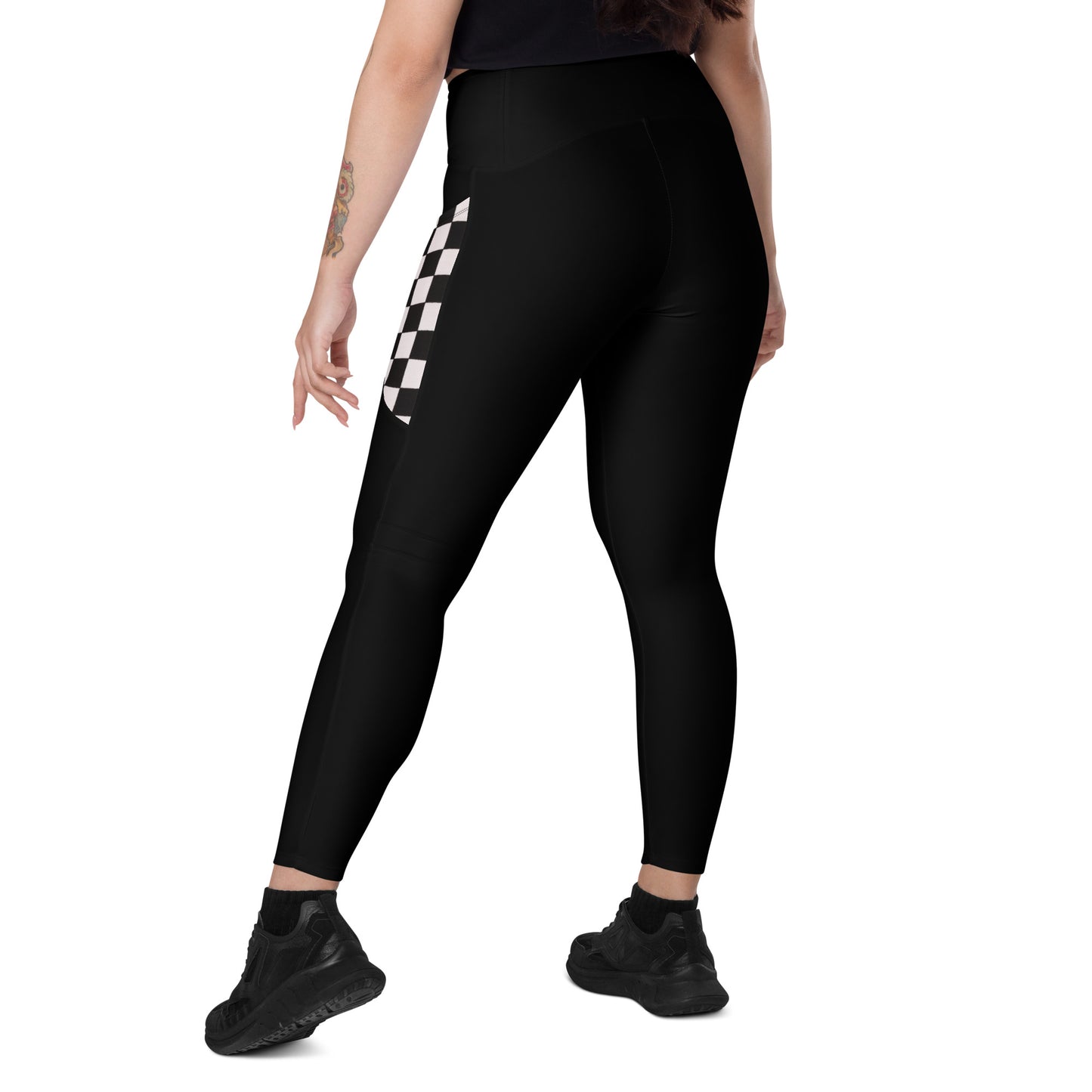 Leggings with Checkered pockets