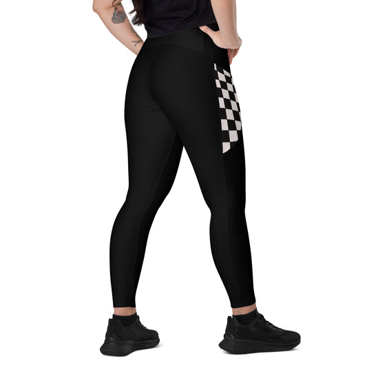Leggings with Checkered pockets
