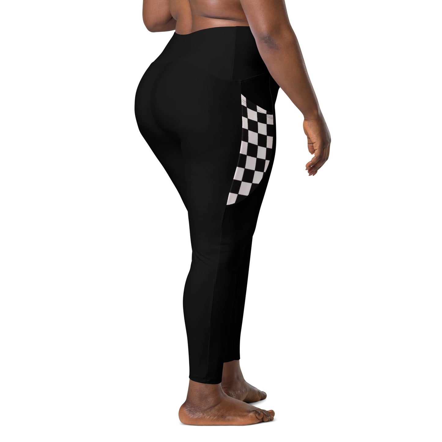 Leggings with Checkered pockets
