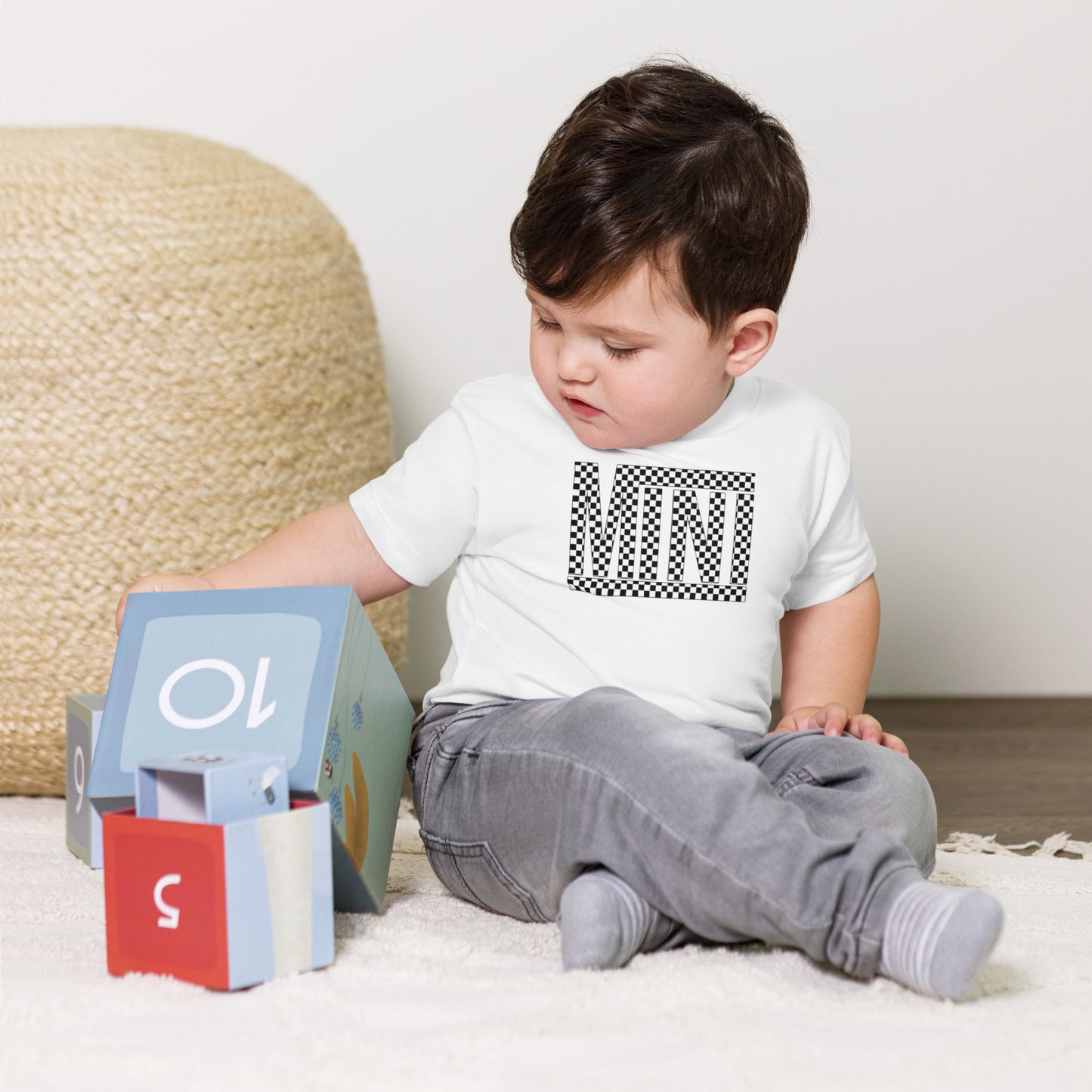 Baby checkered MINI Short Sleeve Tee