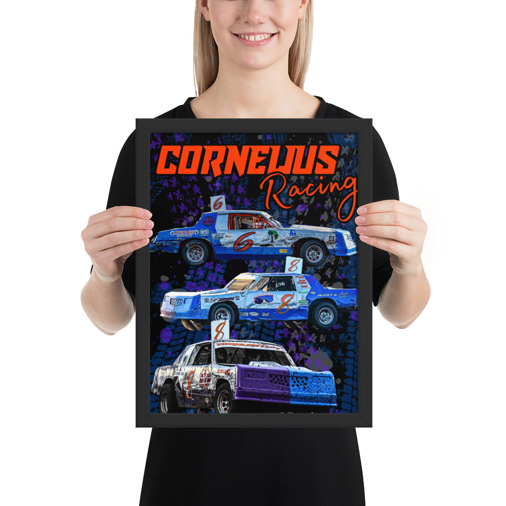 Cornelius Racing Framed poster