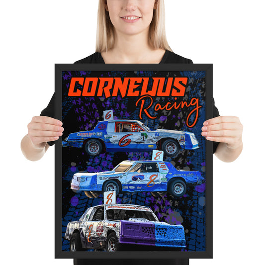 Cornelius Racing Framed poster