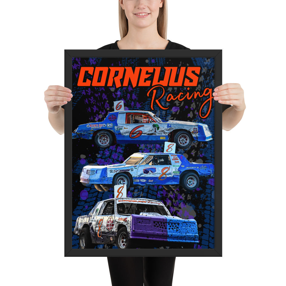 Cornelius Racing Framed poster