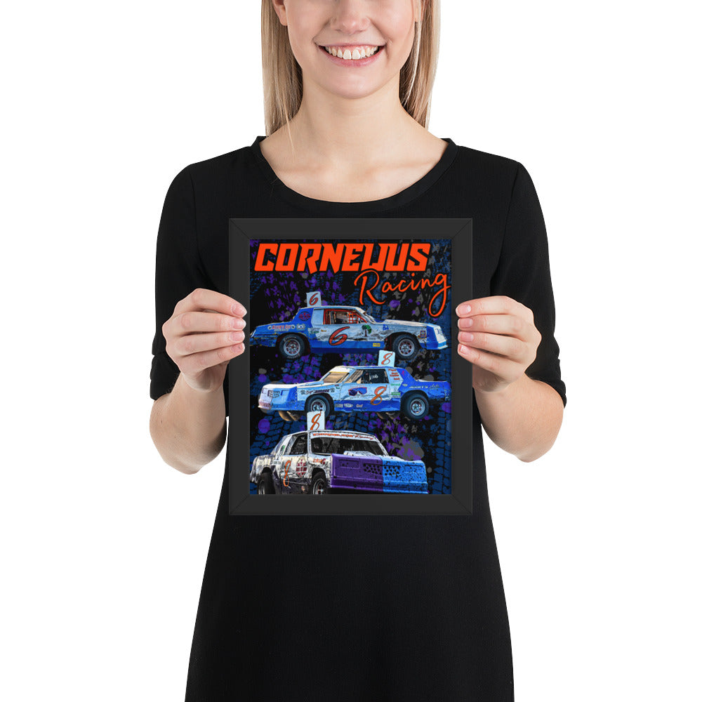 Cornelius Racing Framed poster