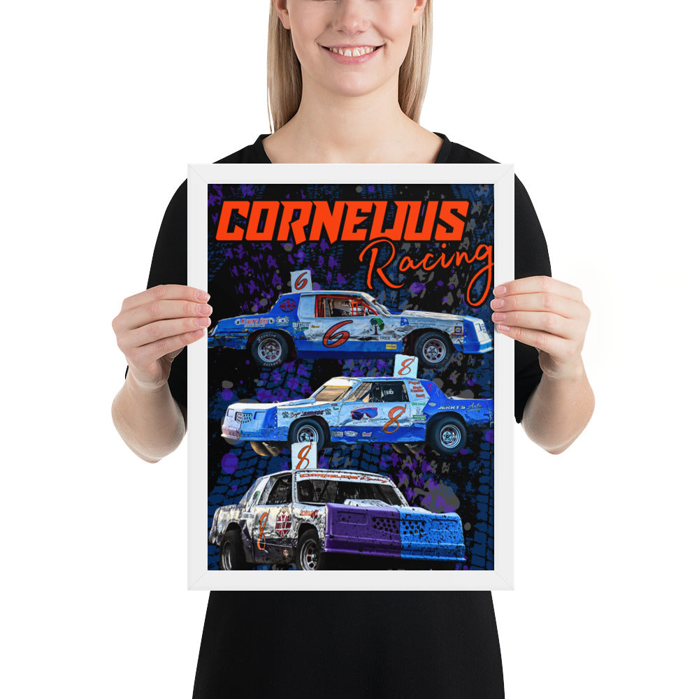 Cornelius Racing Framed poster
