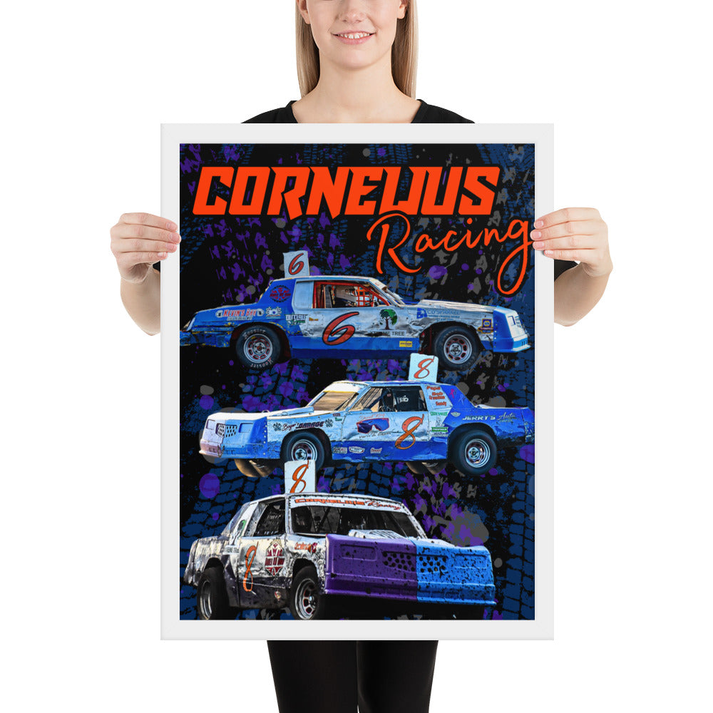 Cornelius Racing Framed poster