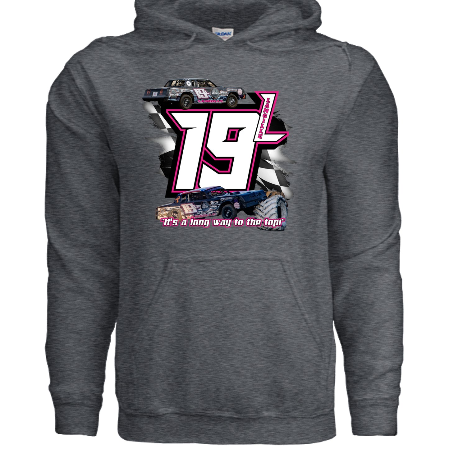 DARK HEATHER - G185 - FRONT
