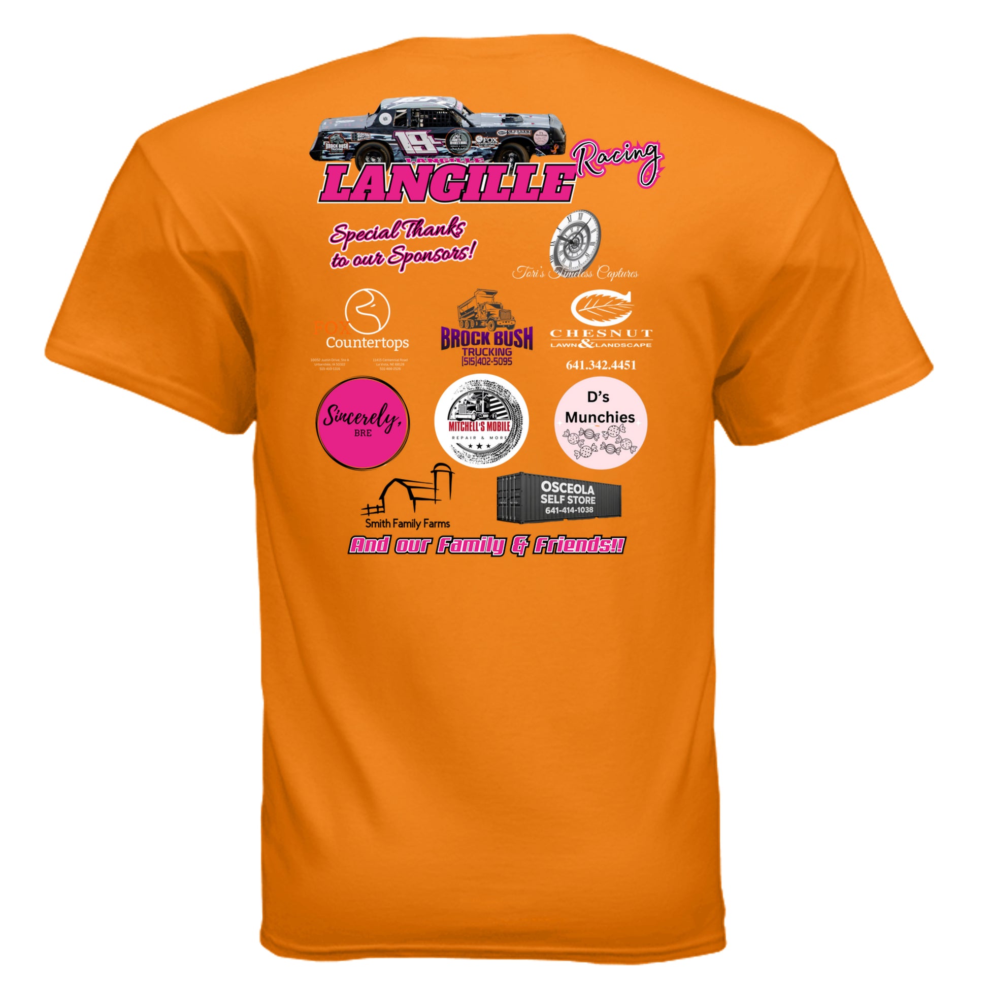 SAFETY ORANGE - G200 - BACK