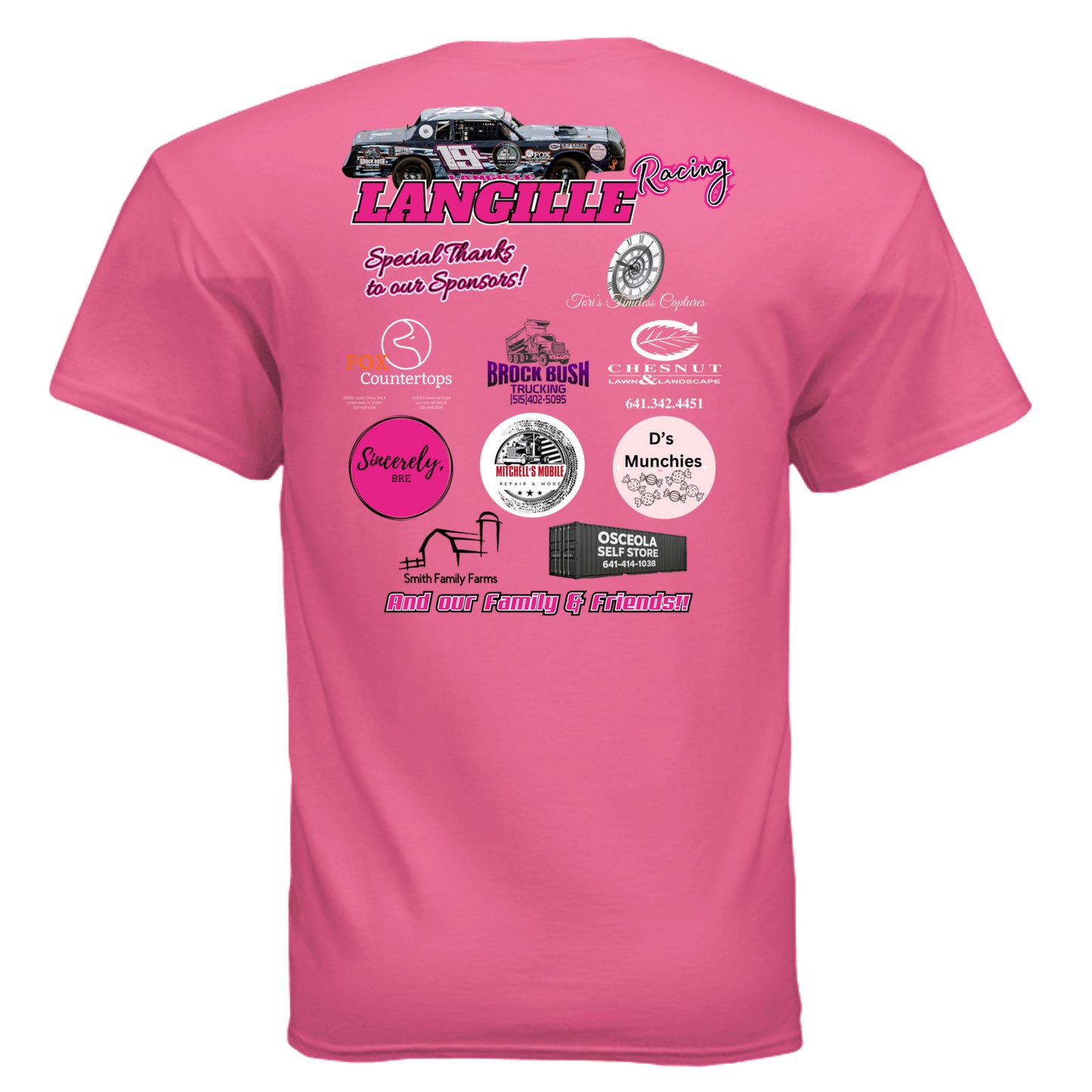 SAFETY PINK - G200 - BACK