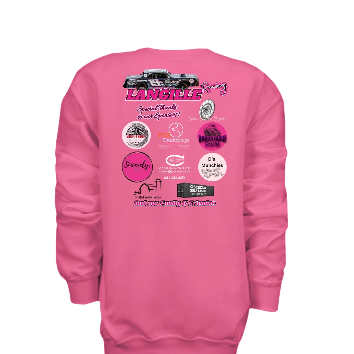 SAFETY PINK - G180B - BACK