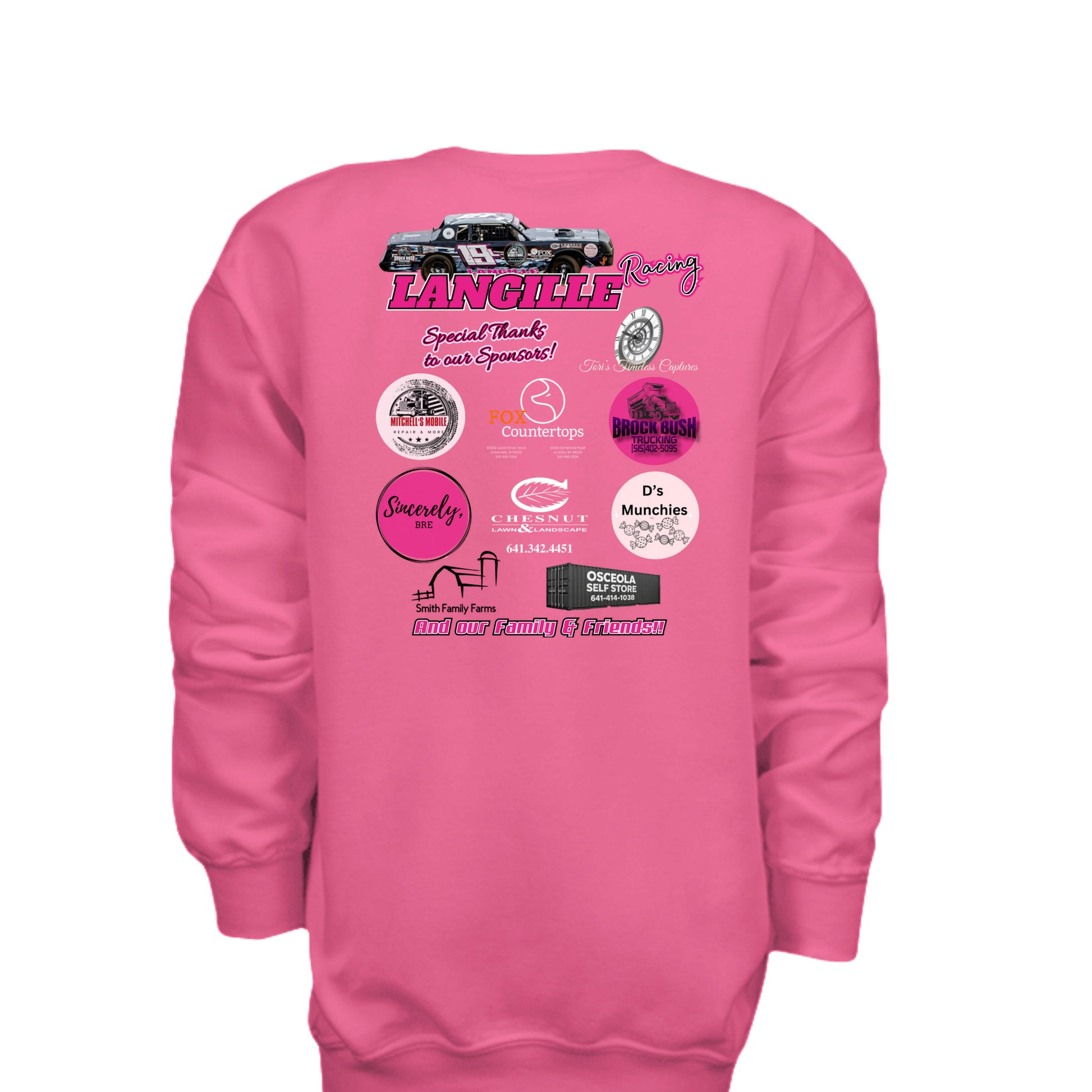 SAFETY PINK - G180B - BACK