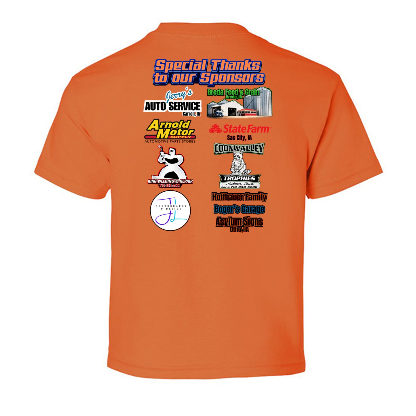 SAFETY ORANGE - G200B - BACK