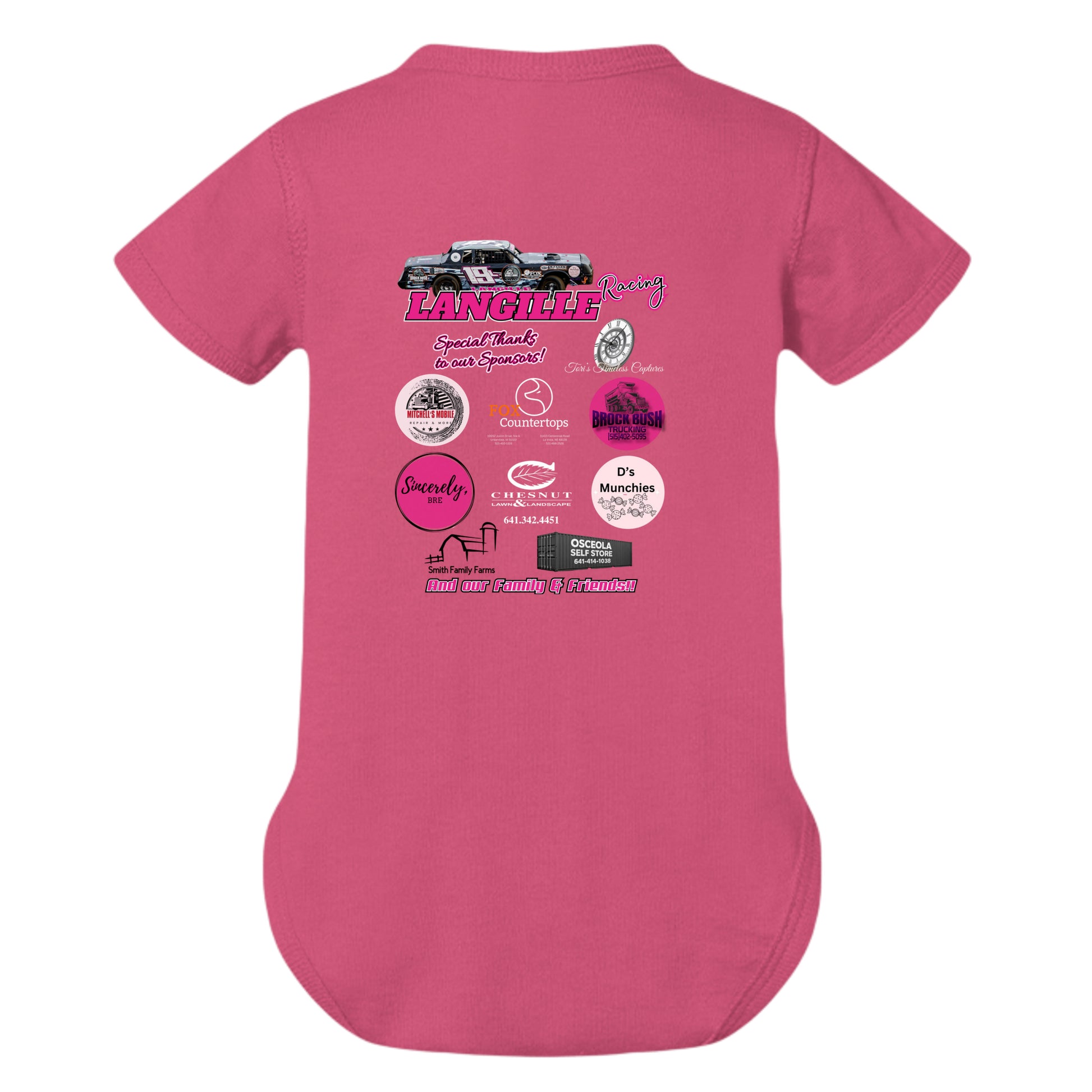 Vintage Hot Pink - 4424 - BACK