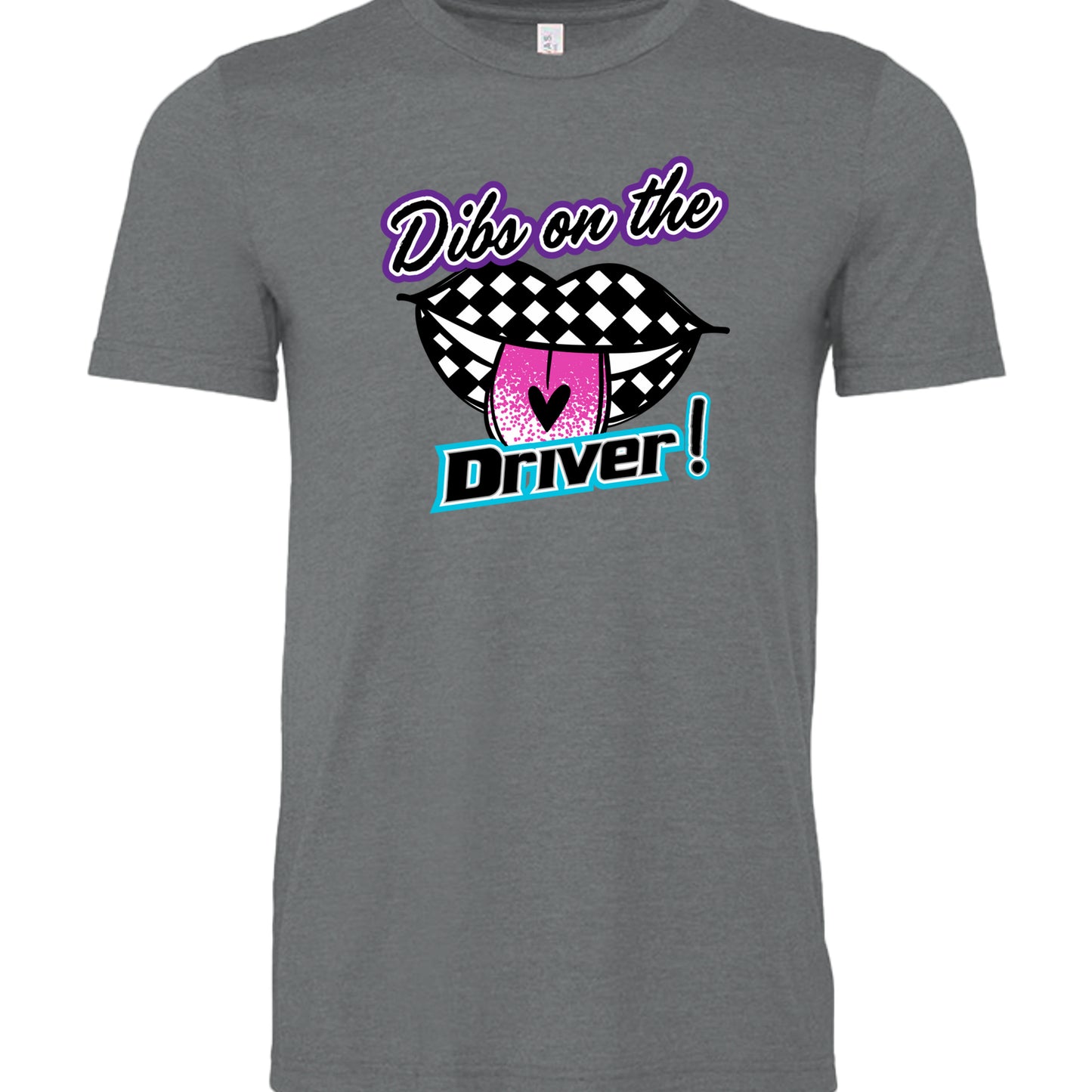 Dark Grey Heather - 3001CVC - FRONT