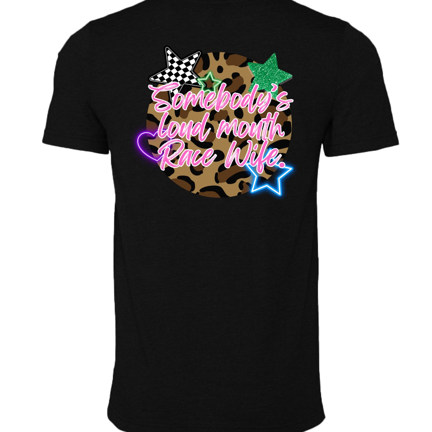 BLACK HEATHER - 3001CVC - BACK