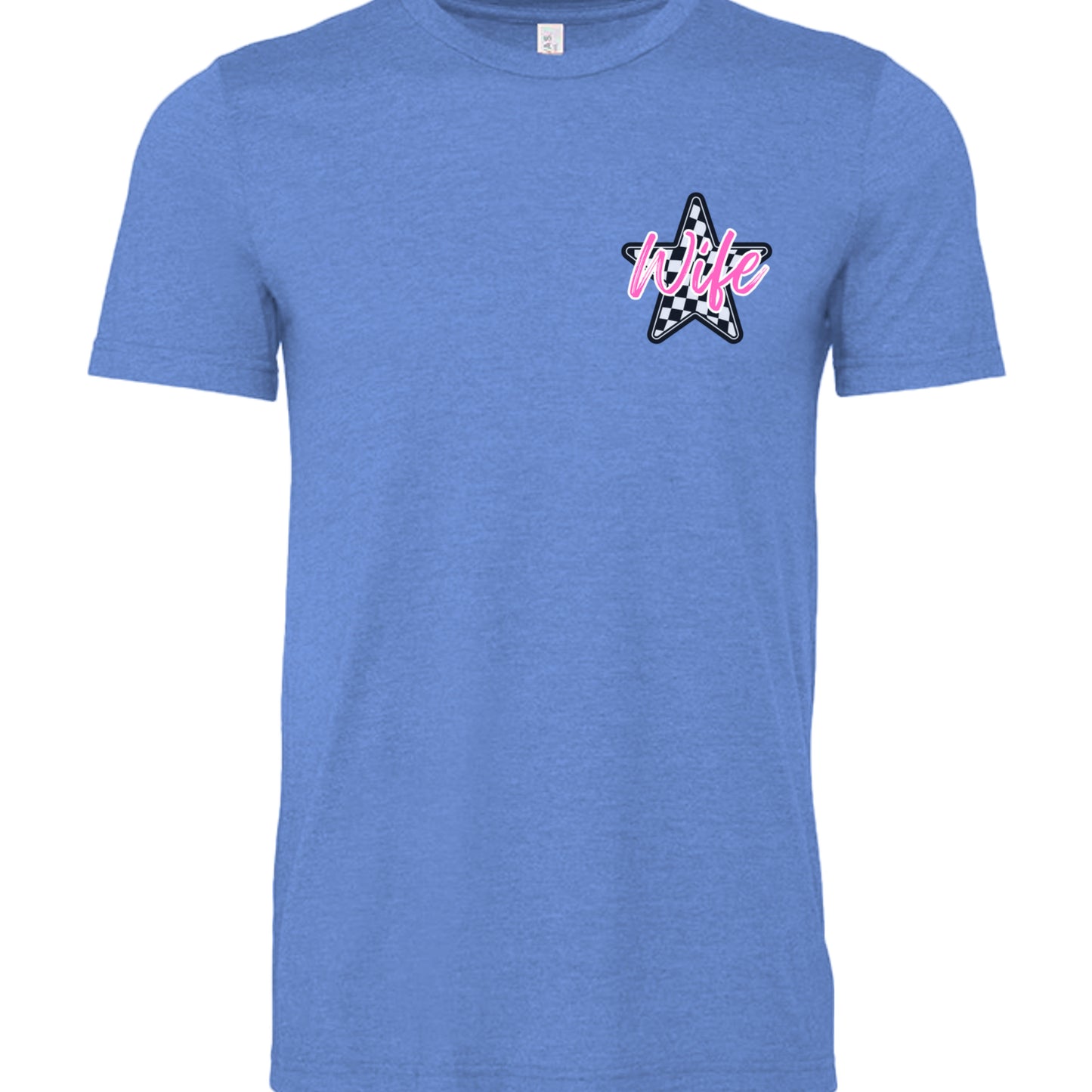 Heather Columbia Blue - 3001CVC - FRONT