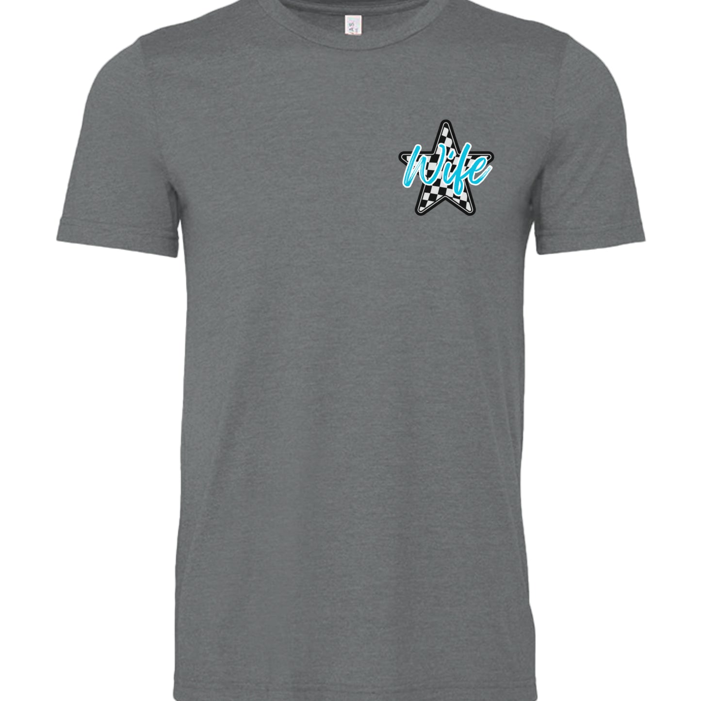 Dark Grey Heather - 3001CVC - FRONT