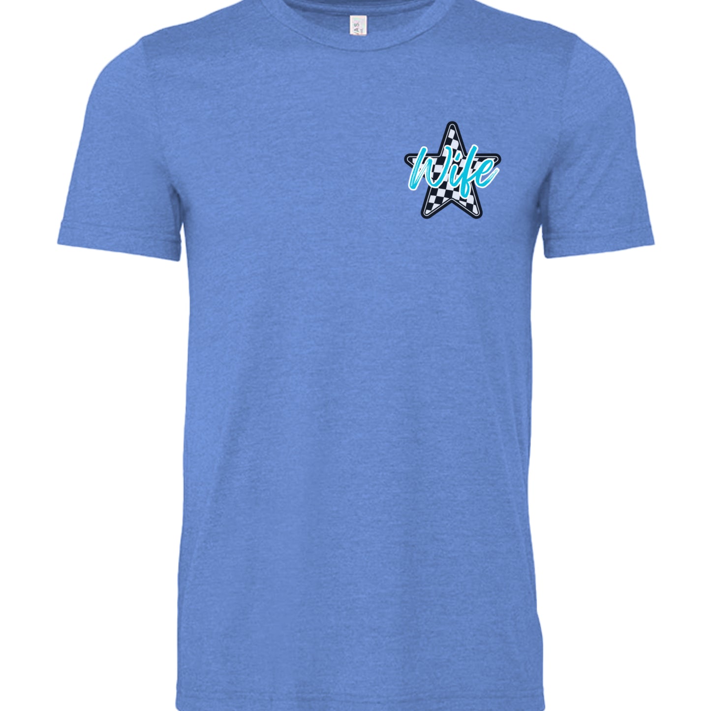 Heather Columbia Blue - 3001CVC - FRONT