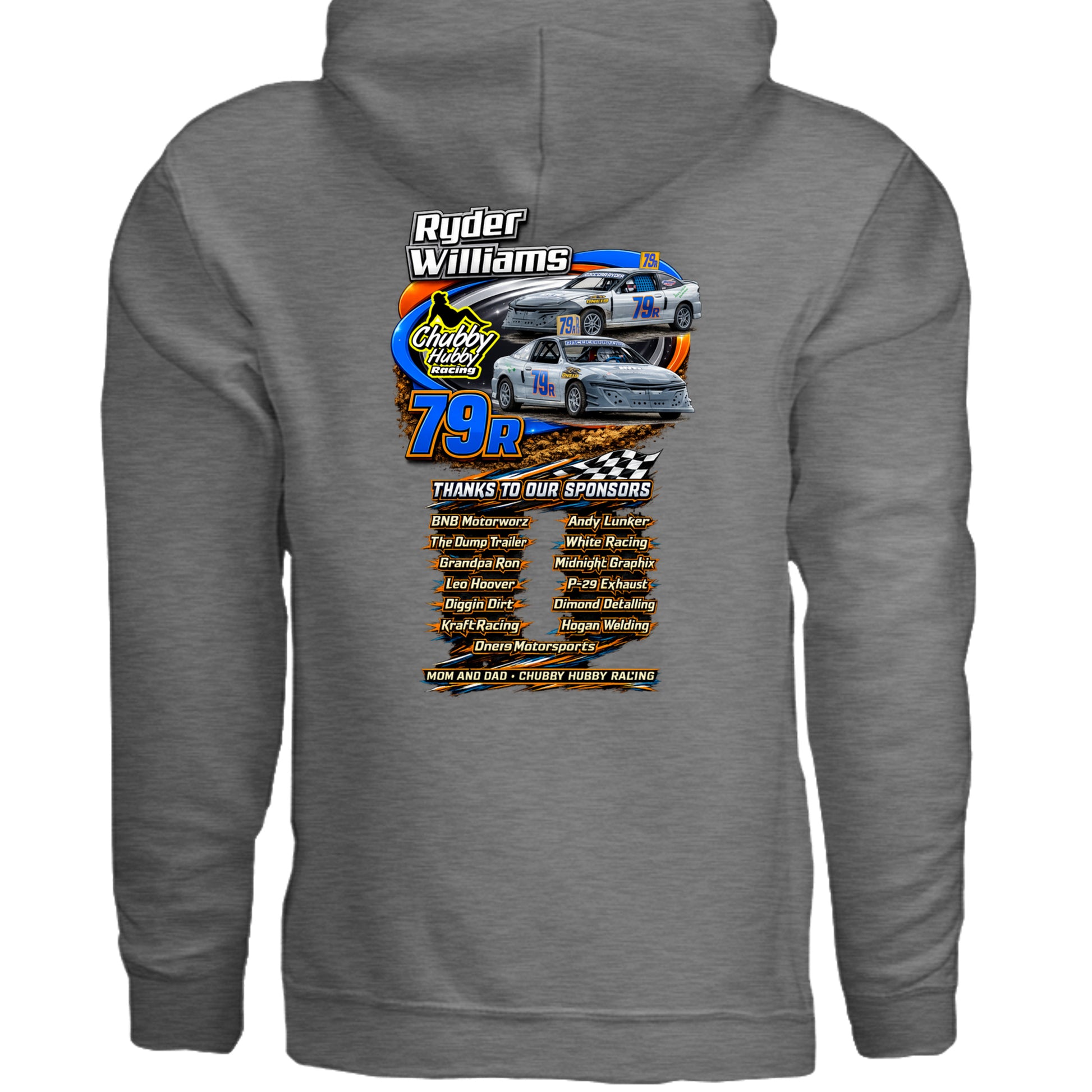 GRAPHITE HEATHER - G185 - BACK