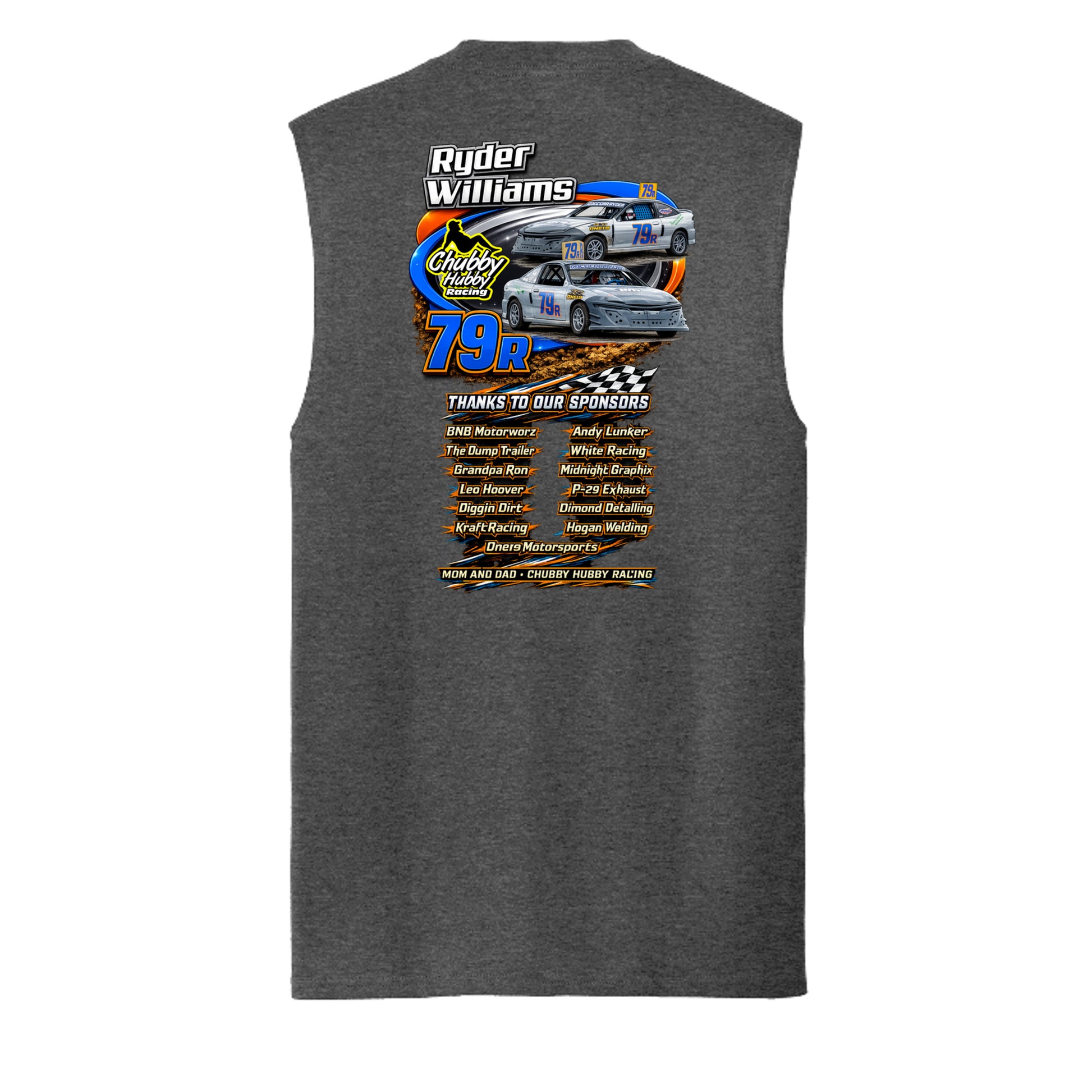 Dark Heather Grey - PC54SL - BACK
