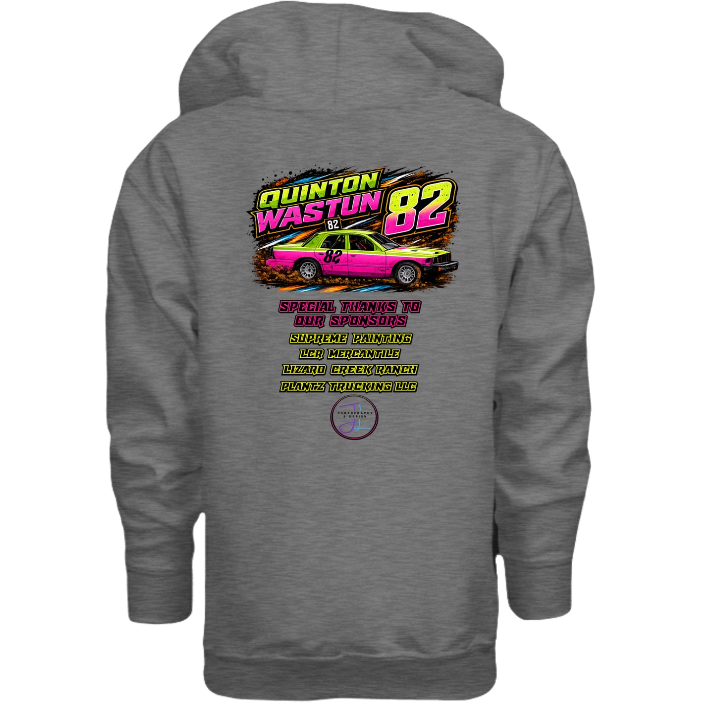 GRAPHITE HEATHER - G185B - BACK