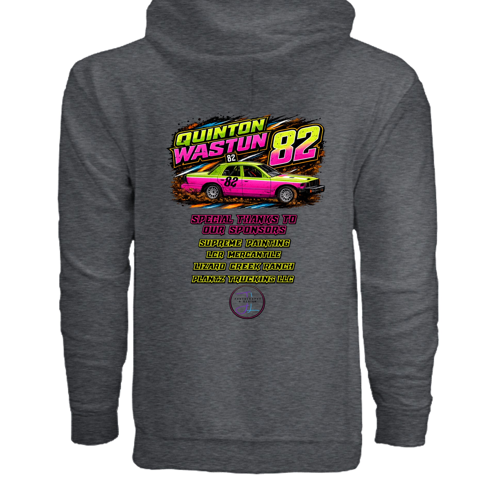 DARK HEATHER - G186 - BACK
