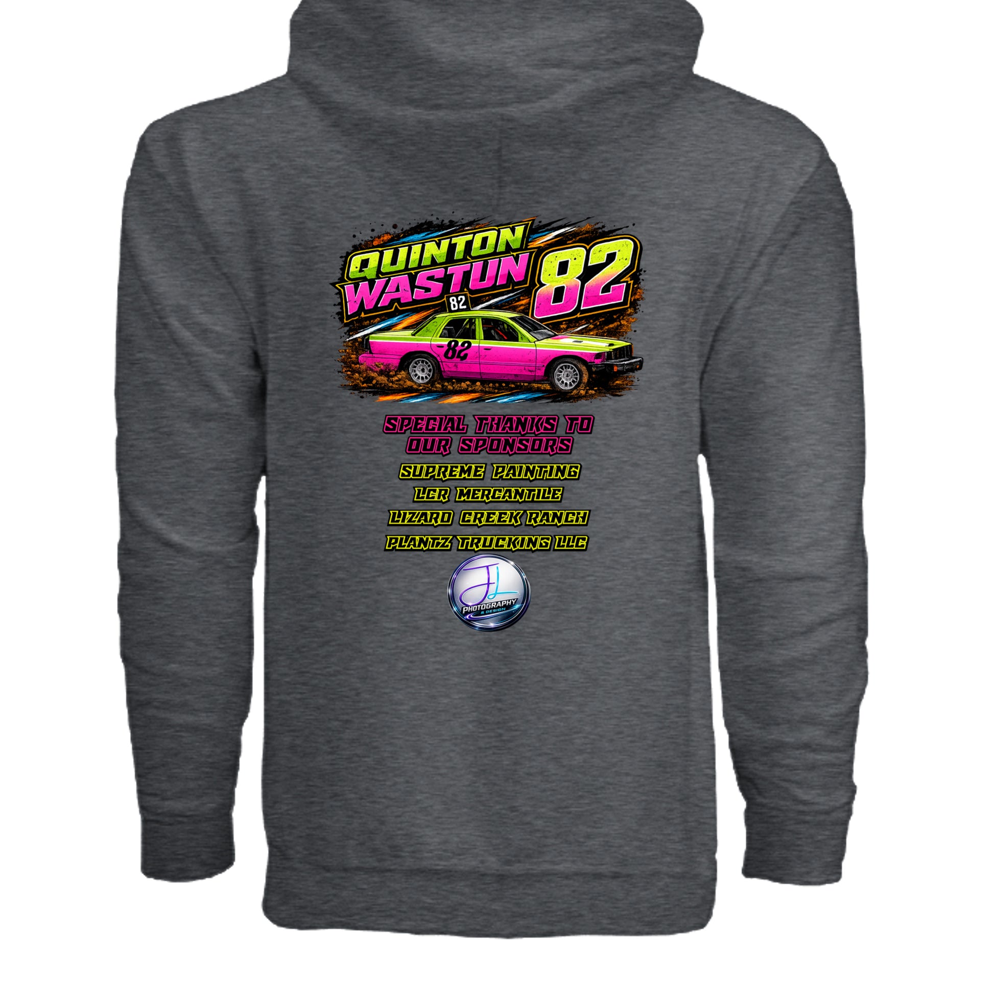 DARK HEATHER - G186 - BACK