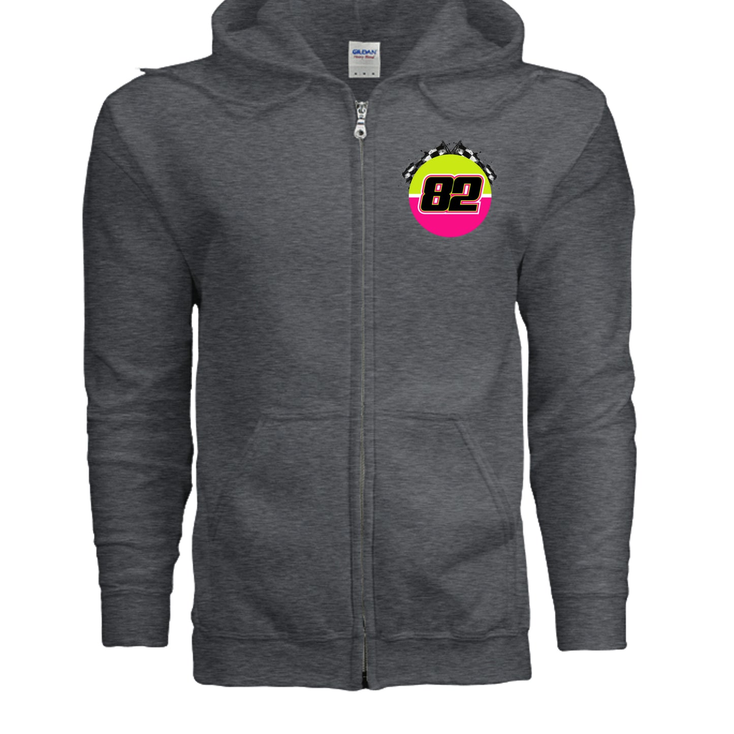 DARK HEATHER - G186 - FRONT