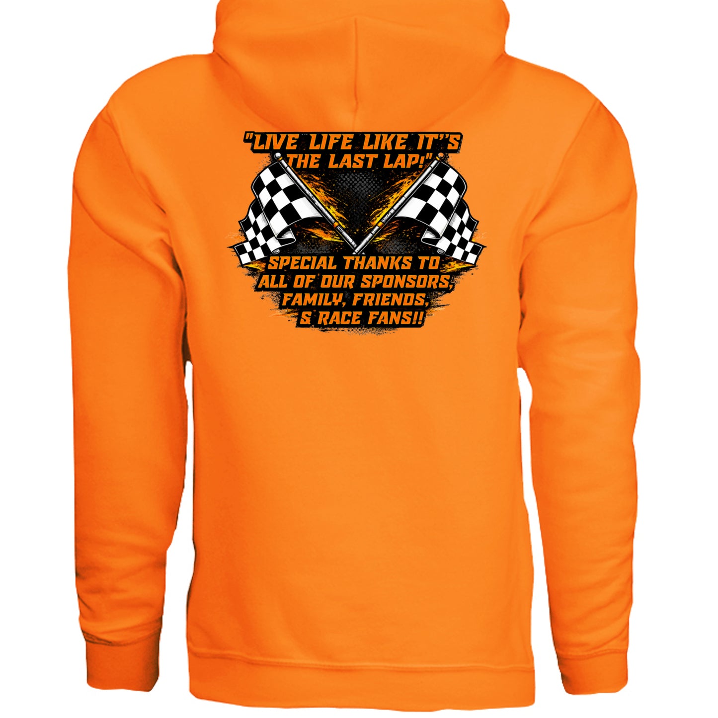 SAFETY ORANGE - G185 - BACK