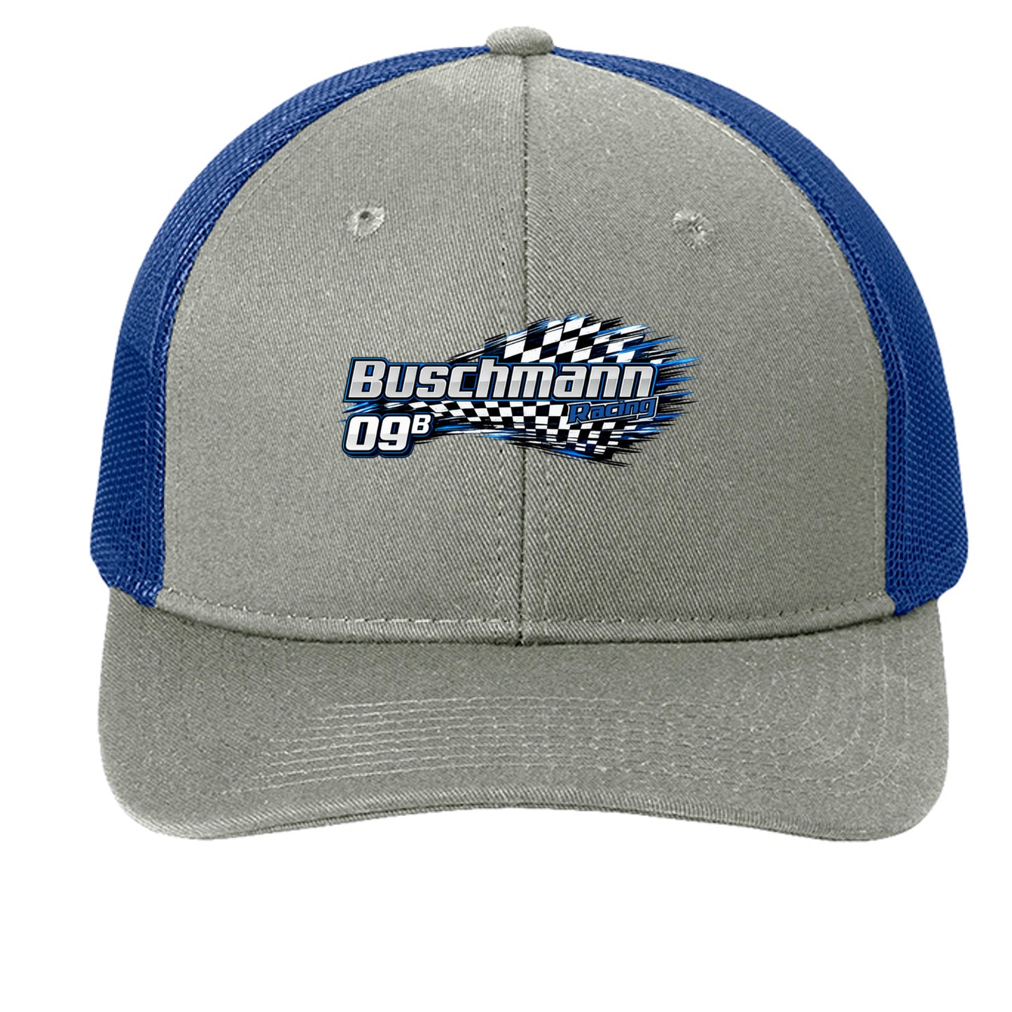 Heather Grey/ Patriot Blue - C402 - FRONT