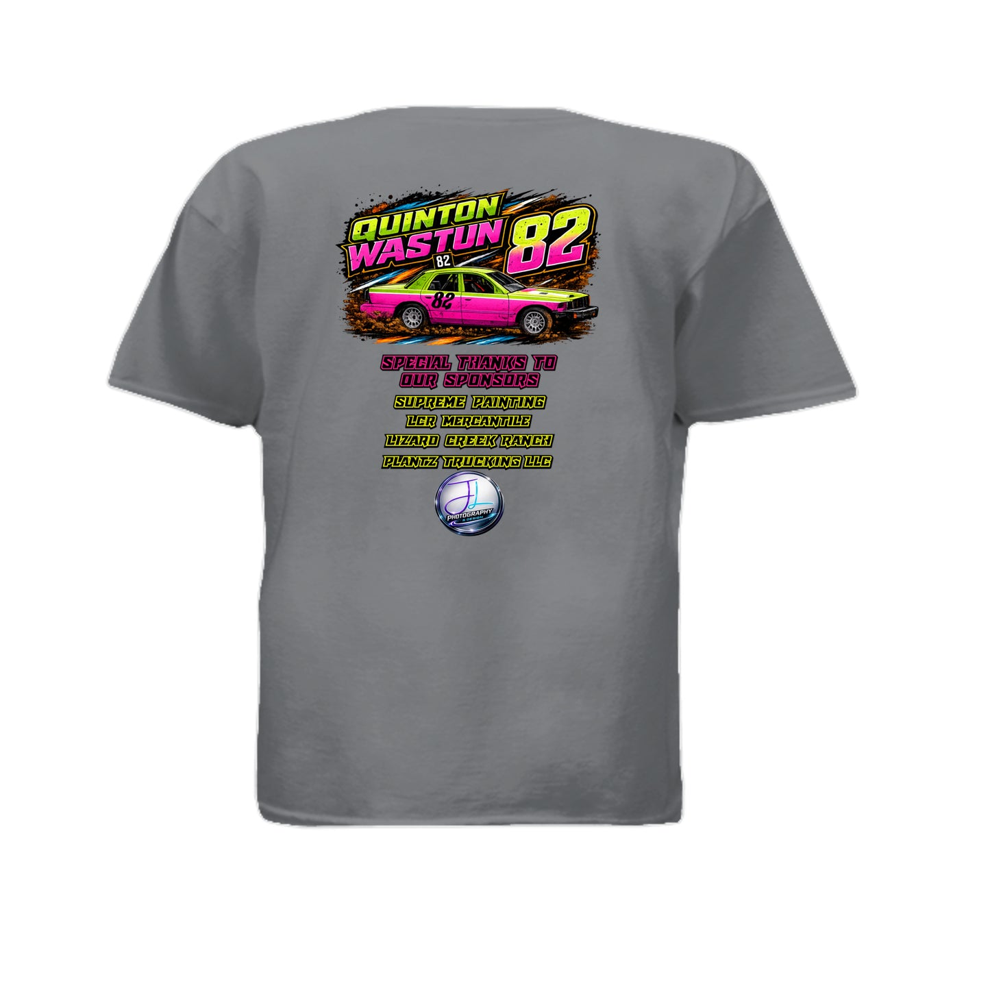 Graphite Heather - 3000B - BACK