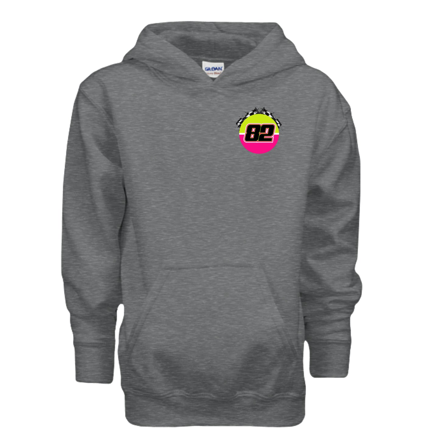 Fan Charcoal Heather - G185B - FRONT