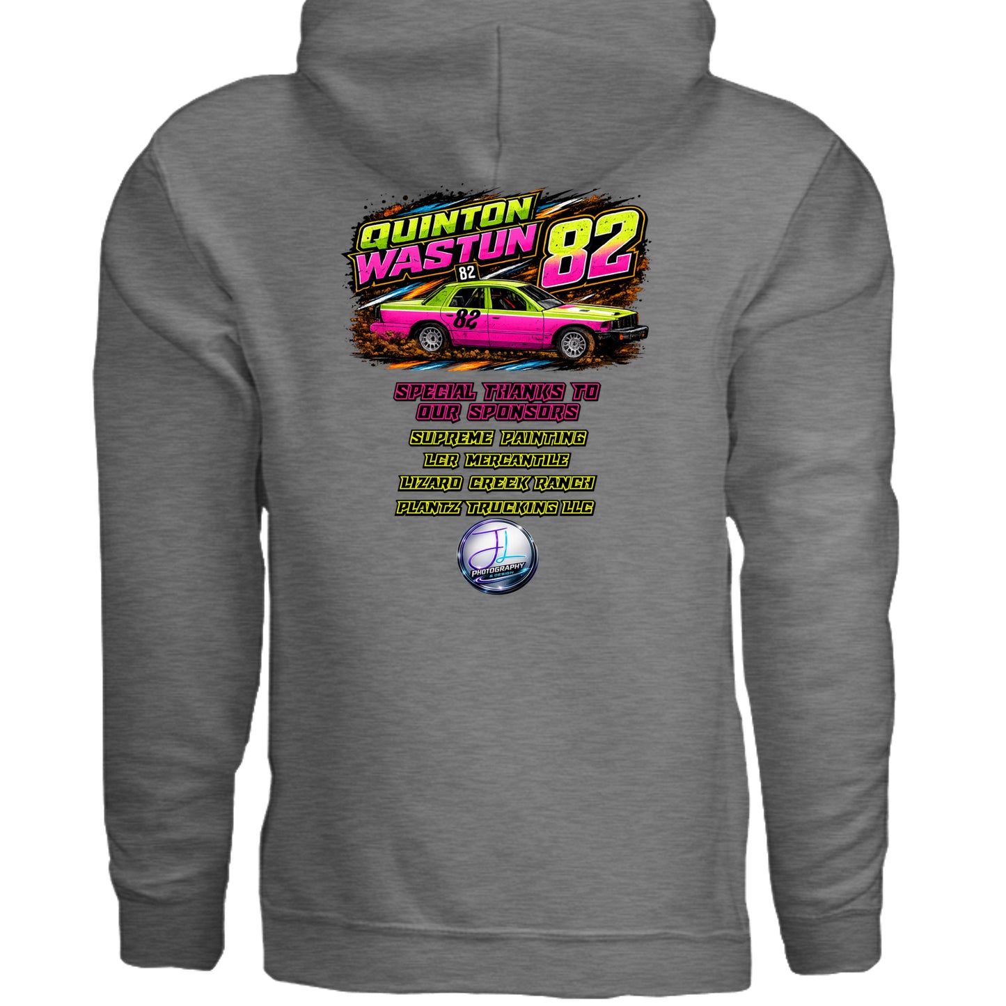 GRAPHITE HEATHER - G185 - BACK