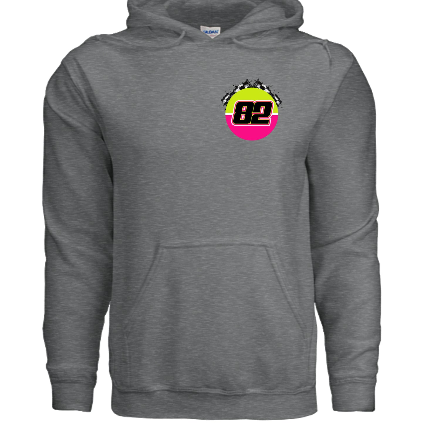 Fan Charcoal Heather - G185 - FRONT