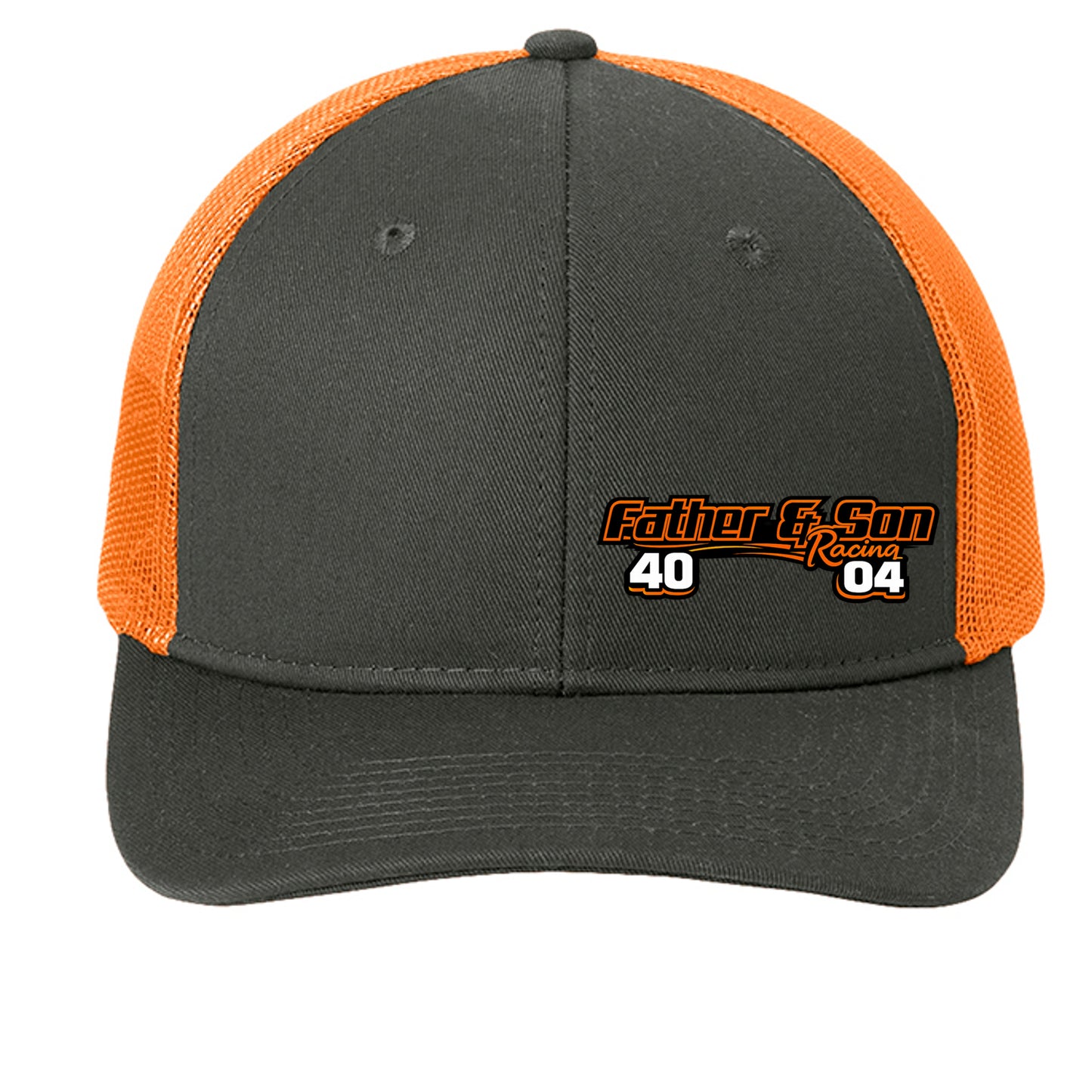 Grey Steel/ Neon Orange - C402 - FRONT