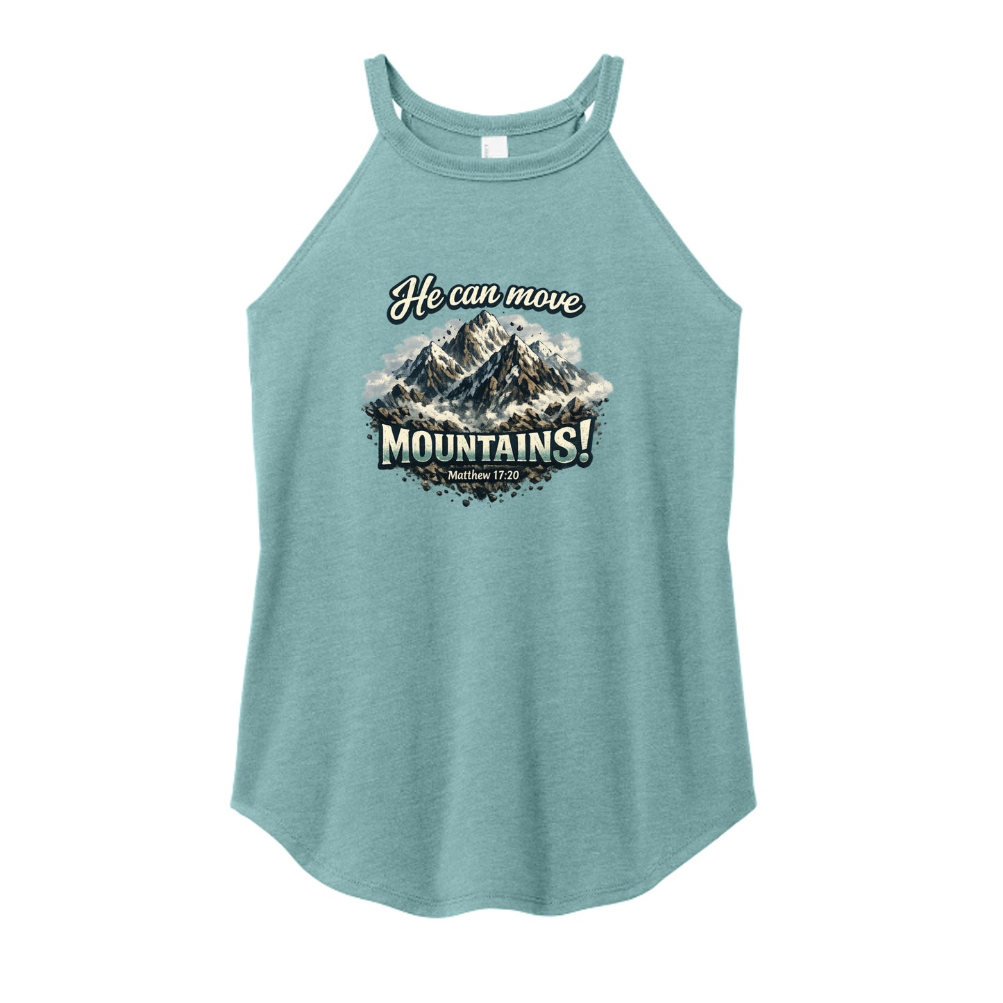 Heathered Eucalyptus Blue - DT137L - FRONT