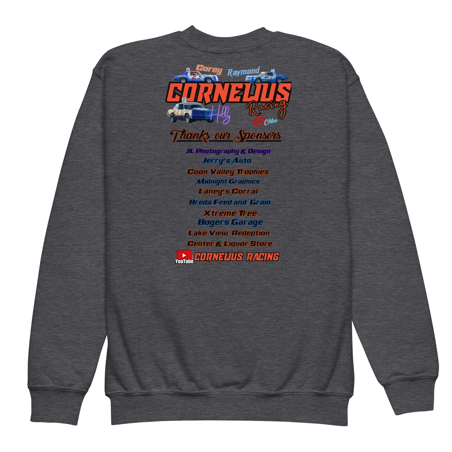 Cornelius Racing Youth crewneck sweatshirt