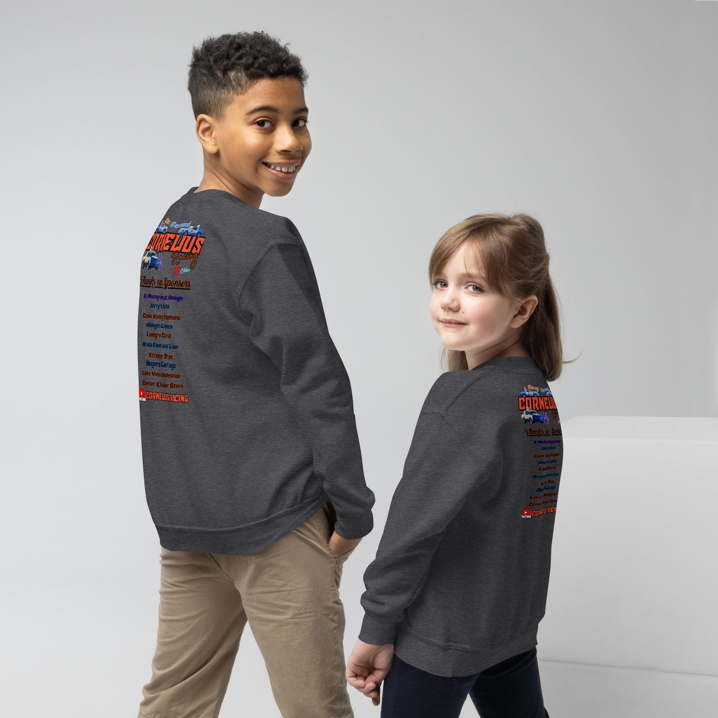 Cornelius Racing Youth crewneck sweatshirt