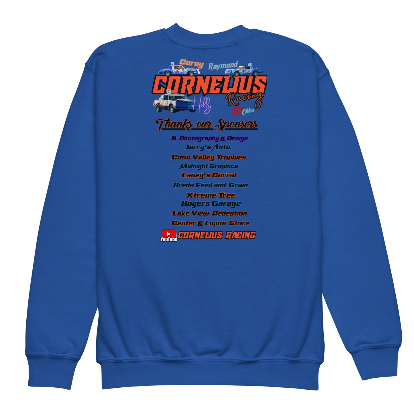 Cornelius Racing Youth crewneck sweatshirt