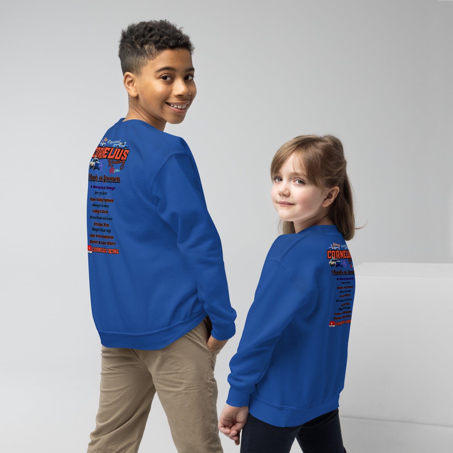 Cornelius Racing Youth crewneck sweatshirt