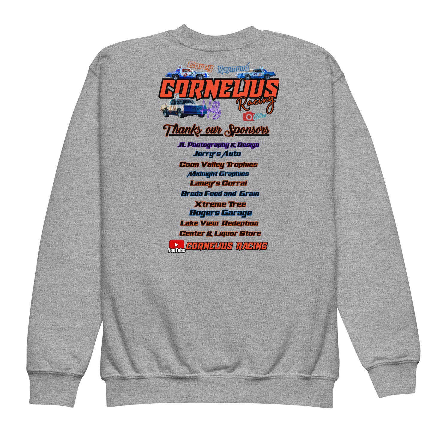 Cornelius Racing Youth crewneck sweatshirt
